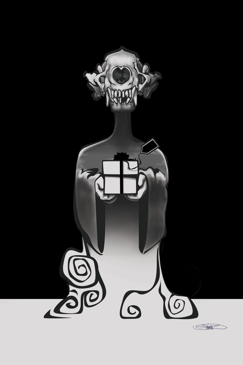 A Badger's Gift Heat-Sensitive Print