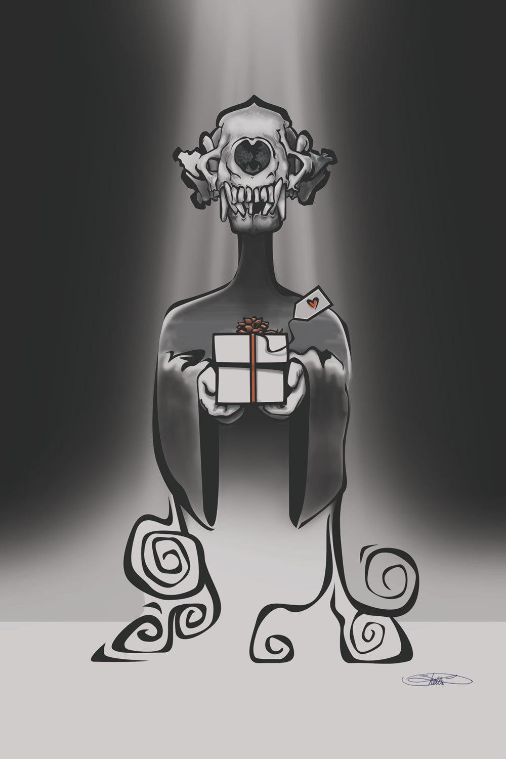 A Badger's Gift Heat-Sensitive Print