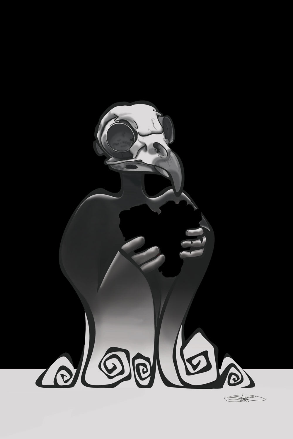 A Owl's Request Heat-Sensitive Print