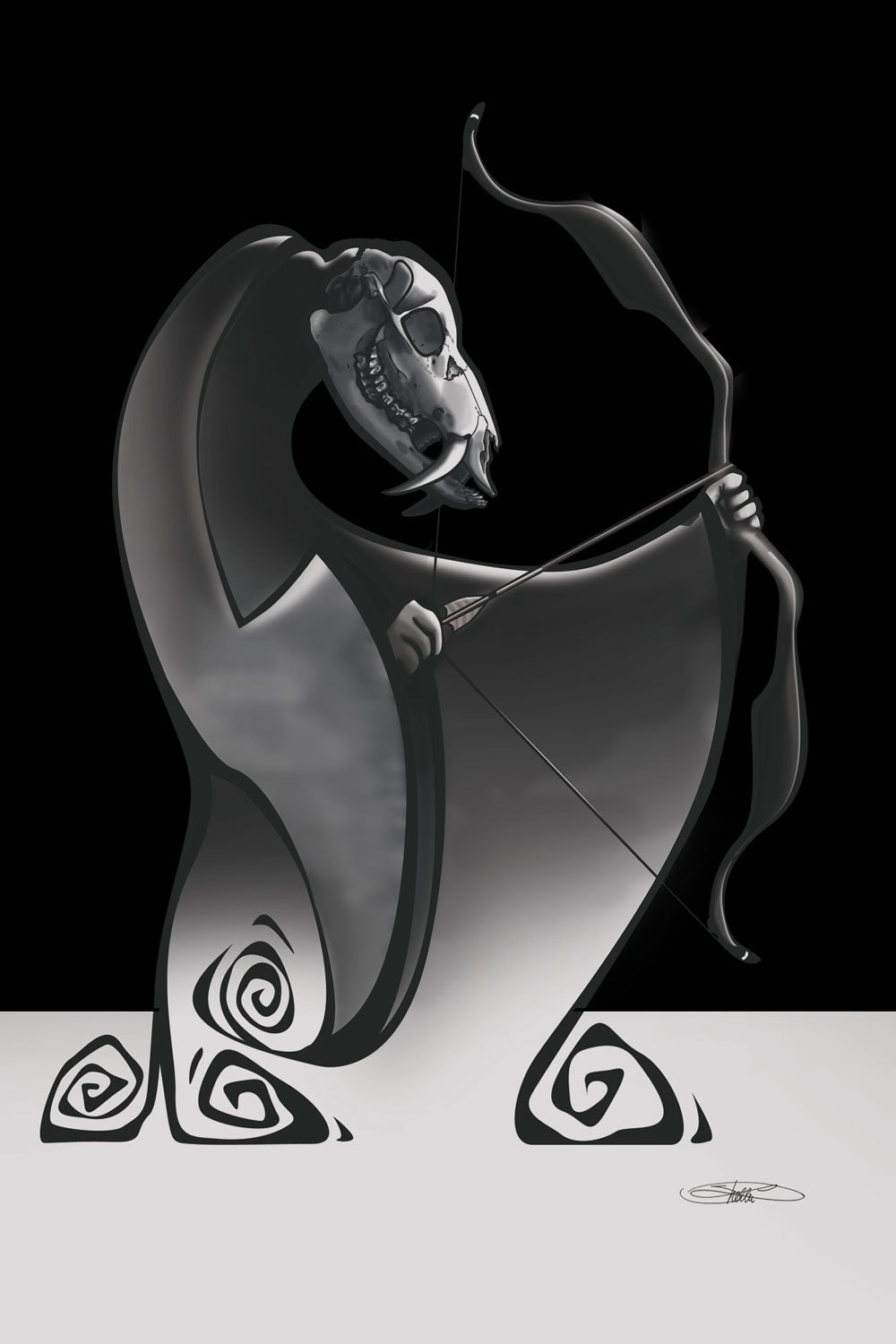 A Water Deer's Message Heat-Sensitive Print