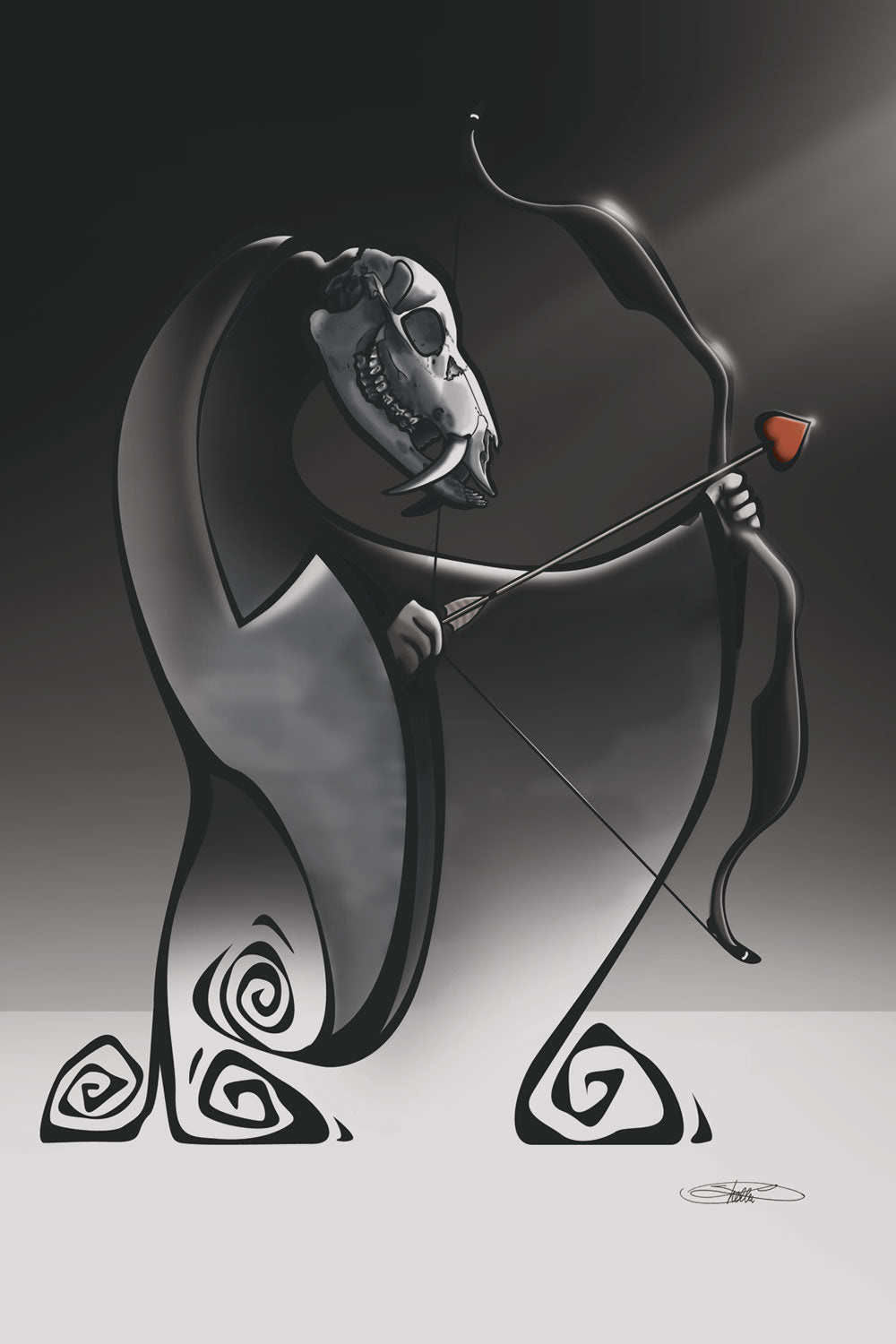 A Water Deer's Message Heat-Sensitive Print