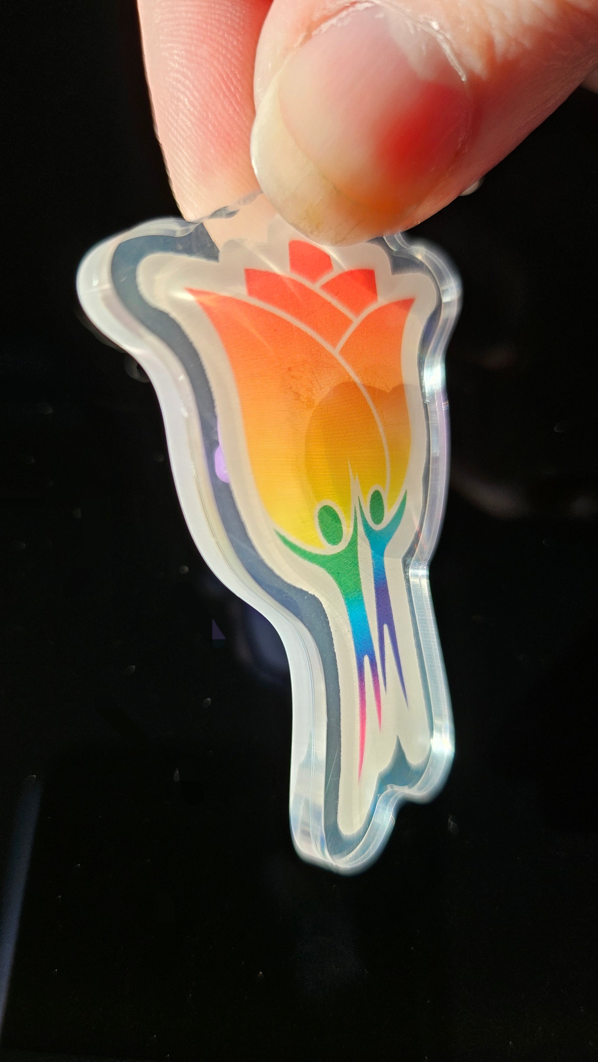 Rose Pride Pin