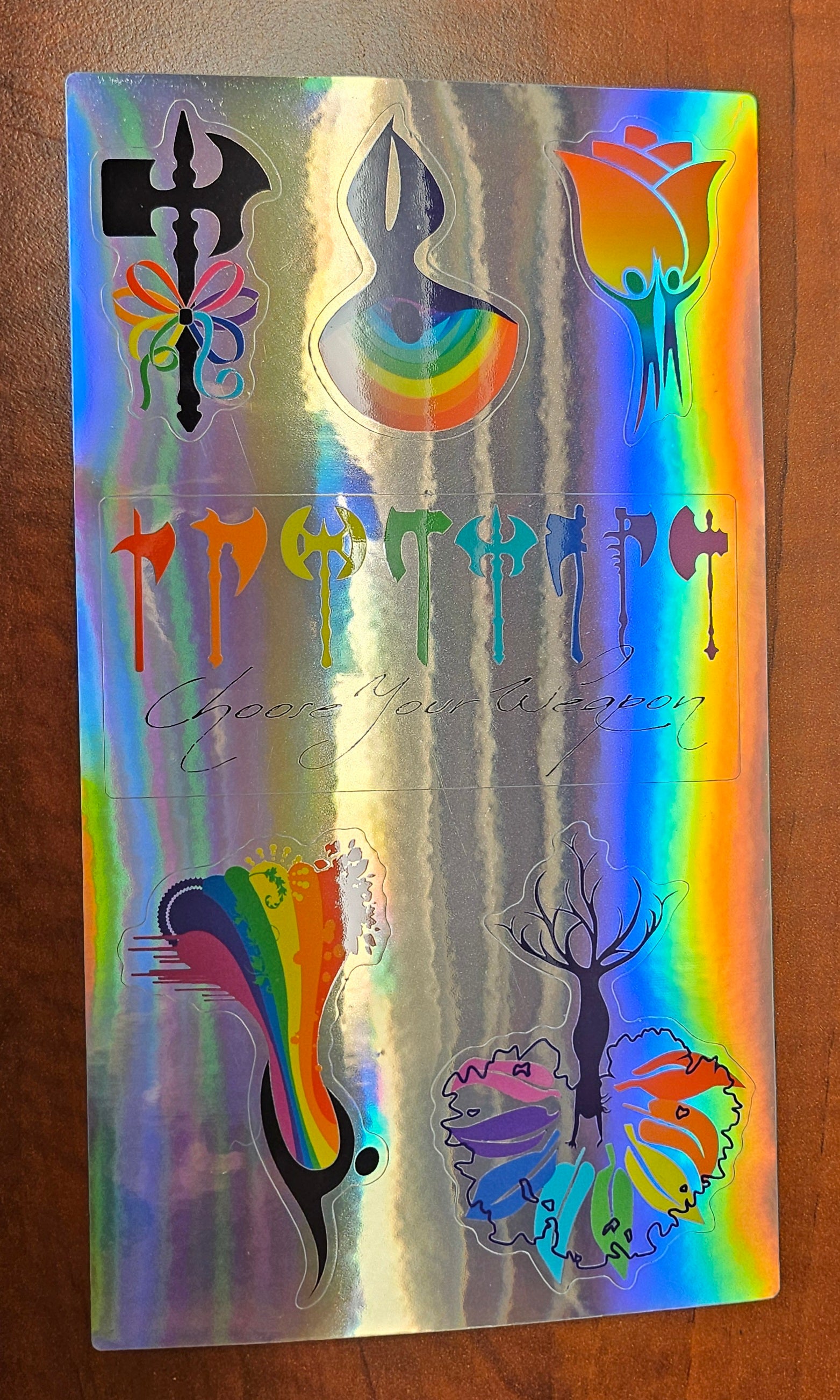 Pride Stickers, Full Sheet