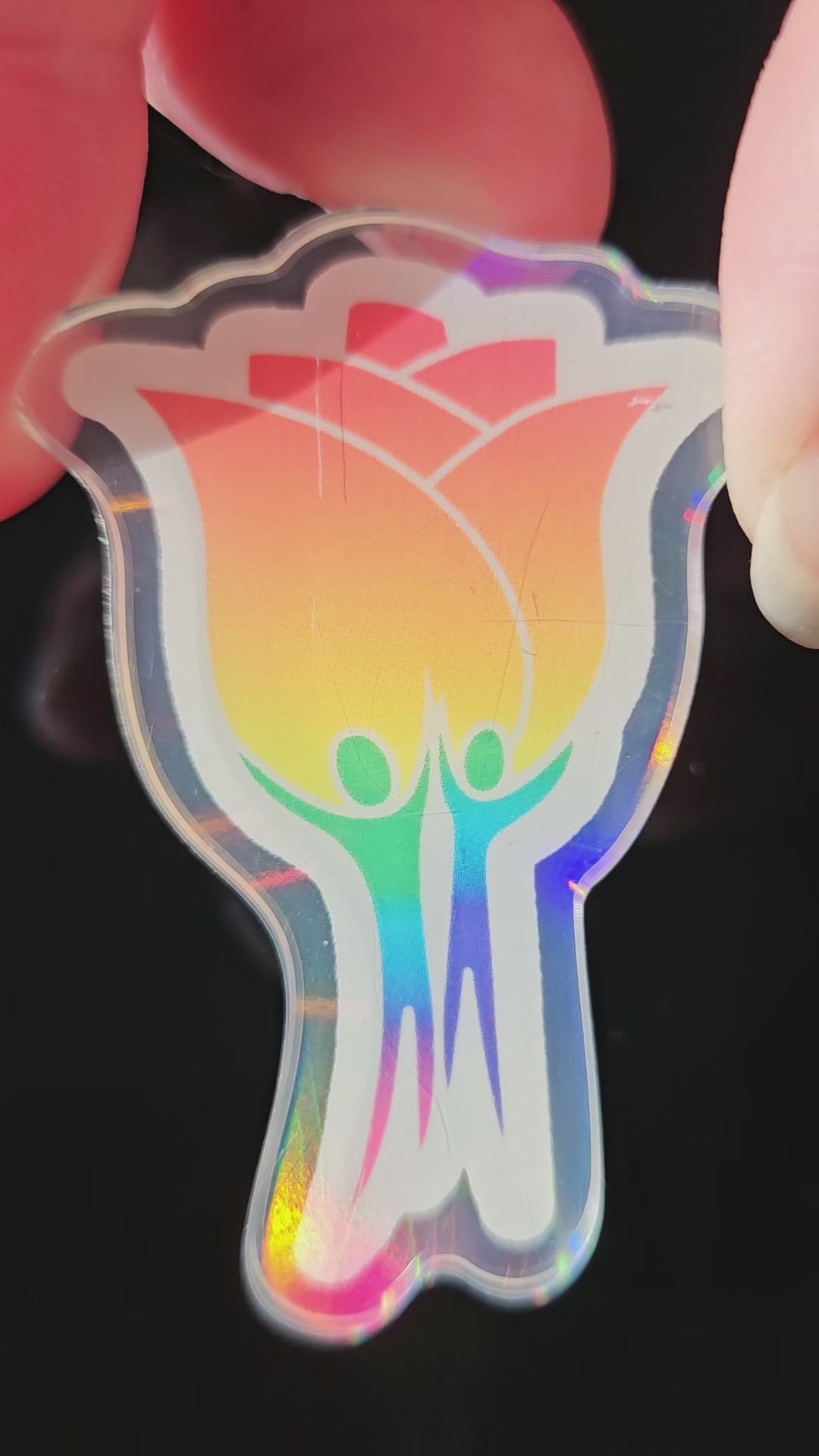 Rose Pride Pin
